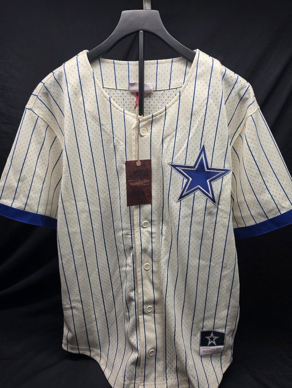 NEW WITH TAGS – MITCHELL & NESS DALLAS COWBOYS FINAL SECONDS VINTAGE MESH JERSEY